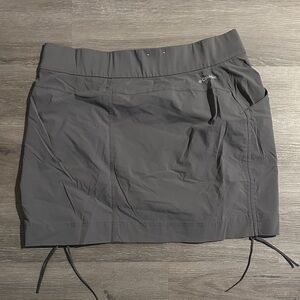 Columbia Charcoal Skirt with Adjustable Ties